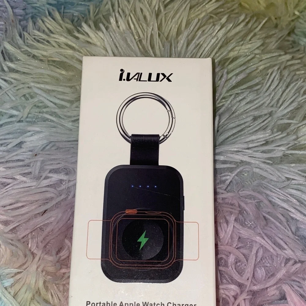 Black Portable Apple Watch Charger